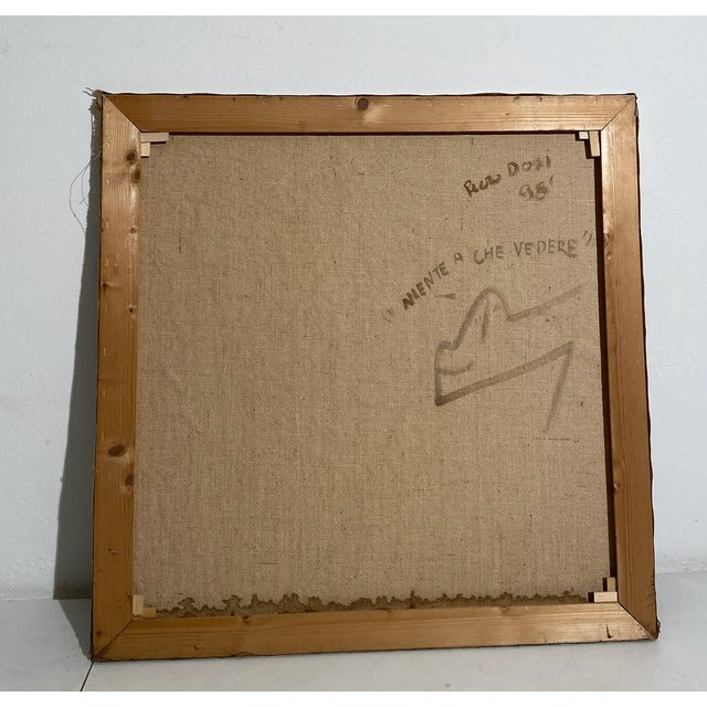 Piero Dosi, Niente a che vedere, 1998, Oil on Canvas For Sale - Image 4 of 6