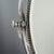 Table Mirror in Silver Metal For Sale - Image 5 of 12