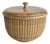 Nathan Taylor Nantucket Woven Basket Jar With Ash Wood Lid For Sale