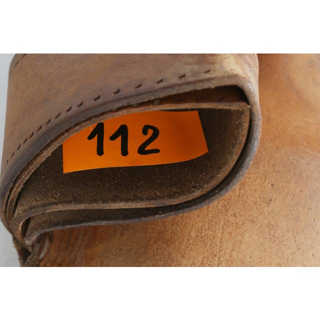 Vintage Thick Leather Gym Mat, 1930s For Sale - Image 11 of 12