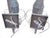 This pair of onion form lantern sconces are hand made in Sandwich, Cape Cod, Massachusetts and are 19"H x 11.5"W x 12"D....