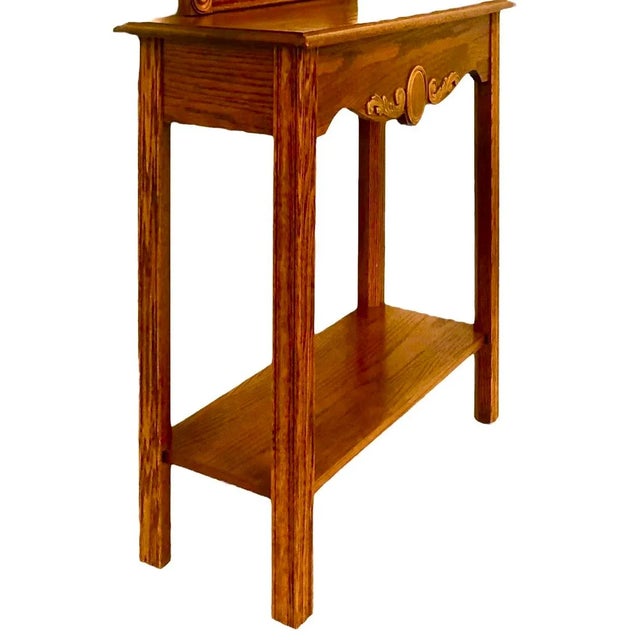 Mid-Century Modern 1960’s Cooper Classics Console Table and Mirror For Sale - Image 3 of 11