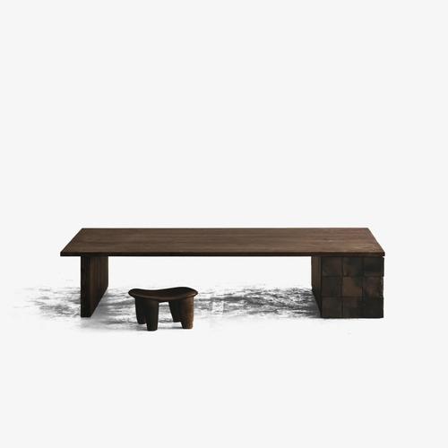 Wood Oak Cosmos Table by Obstacles For Sale - Image 7 of 7