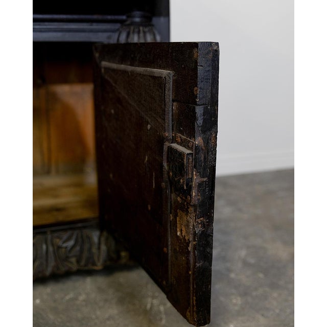 19th Century Carved Oak Sideboard Buffett For Sale - Image 10 of 13