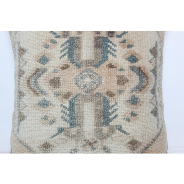 Handmade Muted Tones Decorative Cushion Cover - 17'' X 20'' For Sale In Tampa - Image 6 of 8