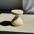 Pawn Bleach - Stool, side table, end table in solid white mango wood. This modular, geometrically shaped piece of...