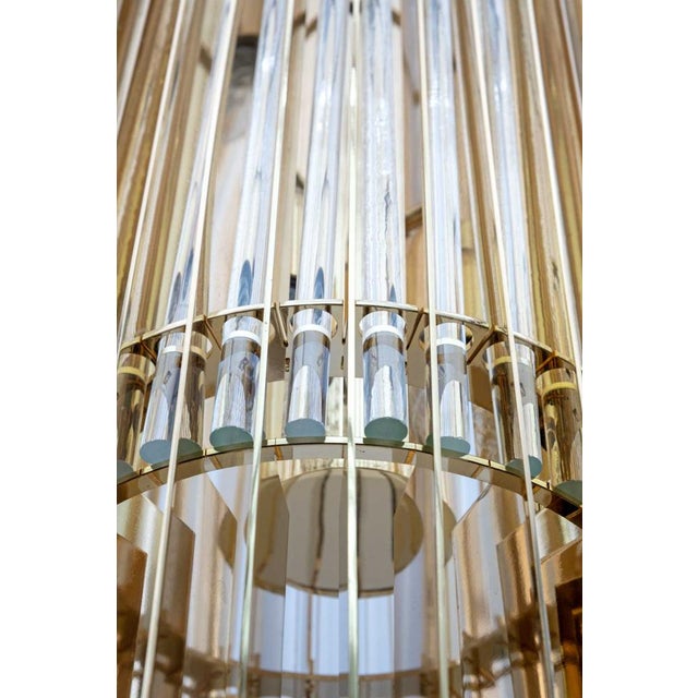 Gold Gucci Pendant in Brass and Murano Glass by Romani Saccati for Studio Design, Italy For Sale - Image 8 of 14