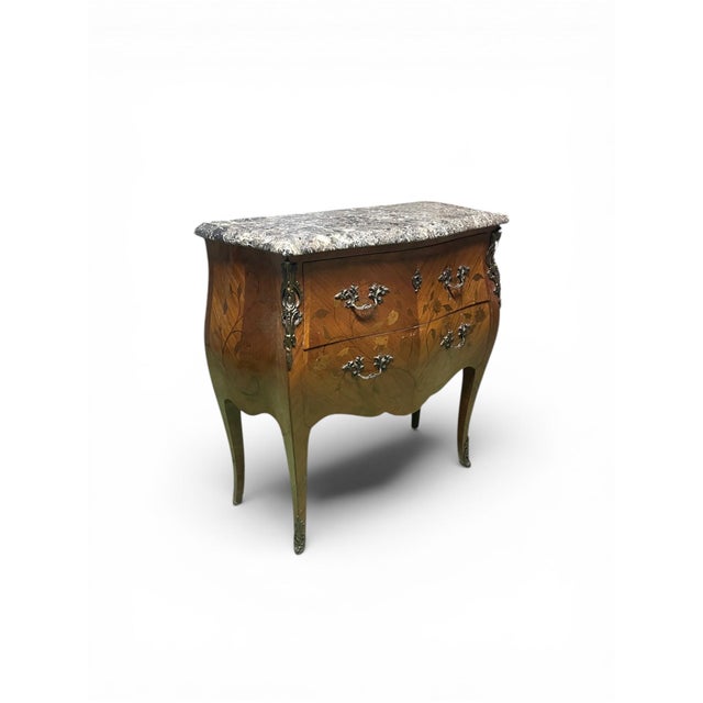 Louis XV Style Bombé Commode, 1930s For Sale - Image 3 of 12