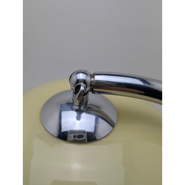 German Art Deco Bauhaus Table Lamp with Glass Shade and Marble Base, 1920s For Sale - Image 16 of 18