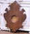 19th C. French Black Forest Carved Walnut Wall Hunting Panel With Center Mirror For Sale - Image 9 of 9
