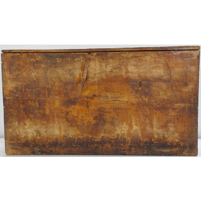 19th Century Hand-Painted Korean Trunk For Sale - Image 10 of 11