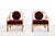 Wood Vintage Bamboo and Rattan Armchairs with Bordeaux Red Mohair, 1960s, Set of 2 For Sale - Image 7 of 7