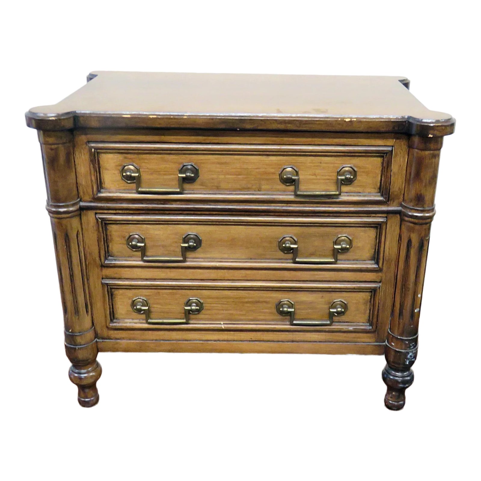French Paint Decorated Directoire Petite Commode Jewelry Chest by Lewis ...