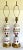 Antique Bohemian Czech Glass Floral and Brass Lamps - a Pair For Sale - Image 10 of 13