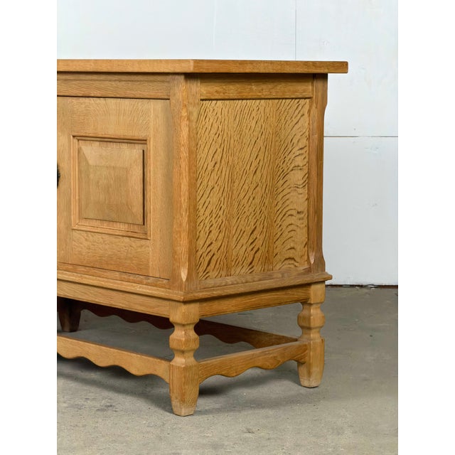 Wood Oak Sideboard by Henning Kjærnulf for Nyrup Møbelfabrik, 1960s For Sale - Image 7 of 18