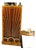 Art Deco Birdseye Maple & Black Cabinet – Geometric Sunburst Inlay, Two-Door Storage & Deco Design For Sale