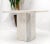 1970s Grey & White Marble Square Mid-Century Modern Single Pedestal Side End Table For Sale - Image 5 of 12