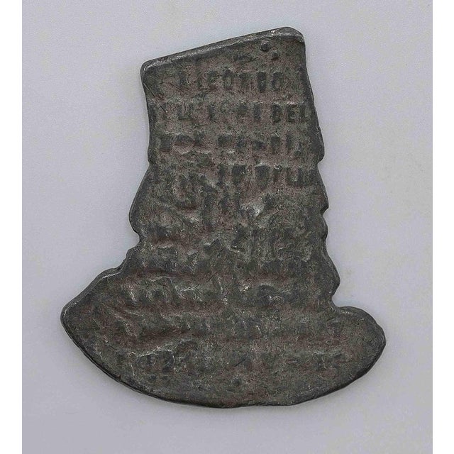 Portrait of Garibaldi is an original handmade object realized in 1880 ca. Metal, 3,5 x 2,3 cm. Good conditions