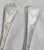 Georgian Sterling Silver Fruit Serving Spoons, London, 1737 & 1763, Set of 2 For Sale - Image 6 of 18