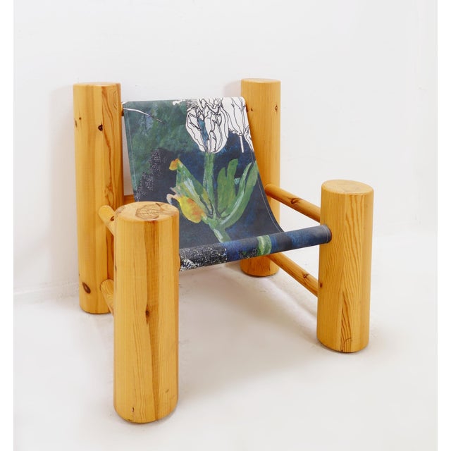 Chilean Rocca-Log Lounge Chair attributed to KRJST Studio, 2020 For Sale - Image 6 of 12