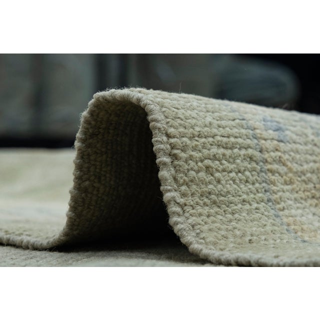 Green Oushak Rug 9'6" x 12'5" #17872 For Sale - Image 8 of 8