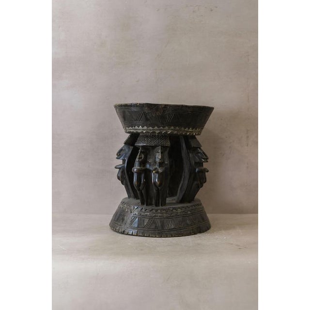 Vintage Baule Wood Side Table For Sale - Image 6 of 6