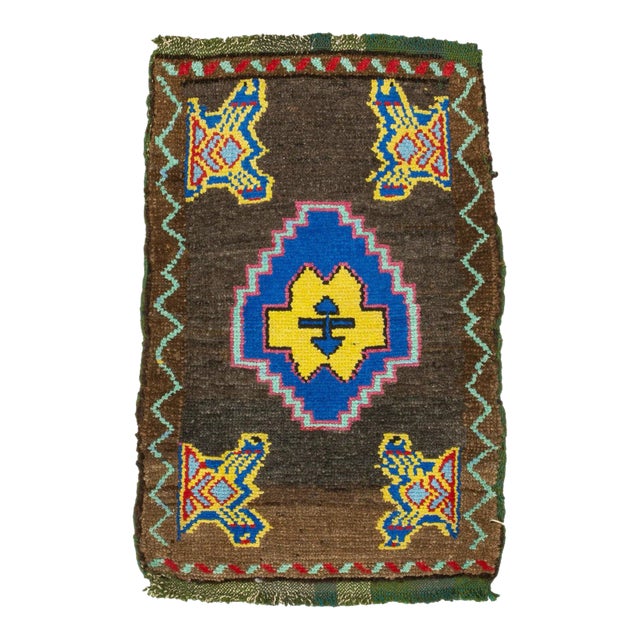 Vintage Mid Century Turkish Rug For Sale