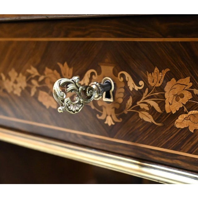 Napoleon III Center Table in Veneer, Second Half of the 19th Century For Sale - Image 15 of 18