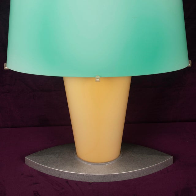 Italian Model 2850 Colored Glass Table Lamp by Daniela Puppa for Fontana Arte, 1991 For Sale - Image 12 of 18