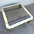 Art Deco Vintage Art Deco Gold and Smoked Glass Coffee Table For Sale - Image 3 of 8