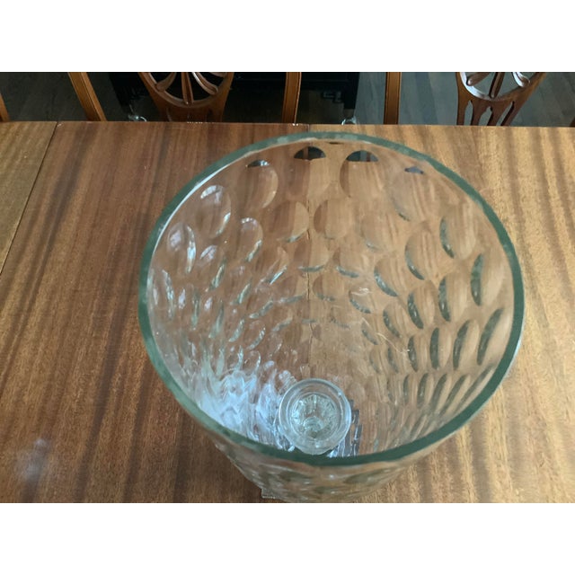 2000s Cut Glass Hurricane Candle Holders a Pair Chairish