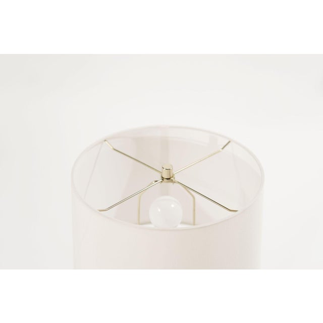 Glass and Brass Table Lamps, C. 1960s For Sale - Image 11 of 12