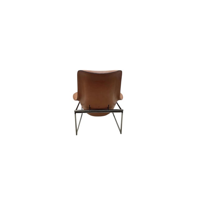Antonio Citterio Leather Mart Chair by B&b Italia For Sale - Image 4 of 9