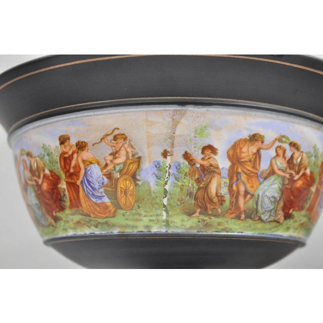 Late 20th Century Ceramiche Florentine Italian Neoclassicall Terracotta Pottery Compote Dish, Pair For Sale - Image 10 of 16