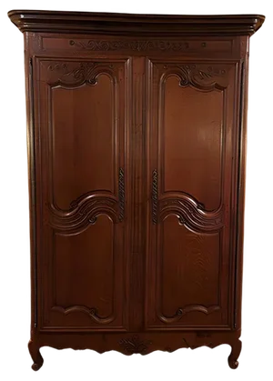 Louis XV French Oak Wardrobe, 18th-Century