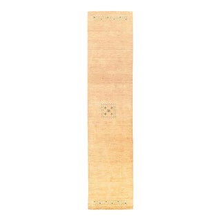 Pasargad DC Fine Hand Knotted Gabbeh Design Runner Rug For Sale