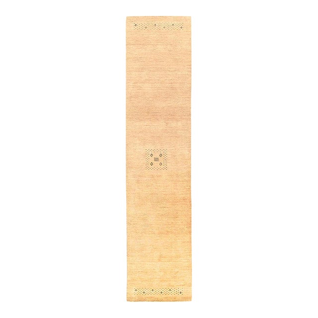 Pasargad DC Fine Hand Knotted Gabbeh Design Runner Rug For Sale