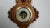 Mid 20th Century Art Deco Weather Station Barometer Thermometer in Carved Wood and Beveled Glass For Sale - Image 4 of 9