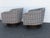 Late 20th Century Carsons Milo Baughman Style Mid Century Modern Swivel Side Chairs a Pair 6423 For Sale - Image 5 of 18