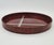 Brown Art Deco Round Dark Veneer Tray with Metal Decoration, 1930s For Sale - Image 8 of 9