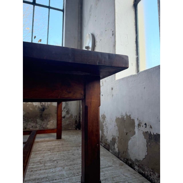 Rustic Farmhouse Table in Oak, 1950s For Sale - Image 17 of 18