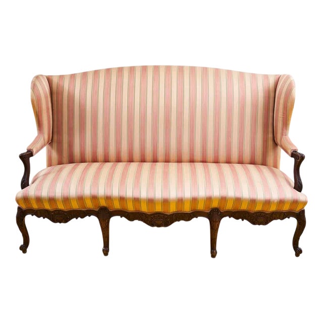 Late 19th/Early 20th Century Wooden Sofa For Sale