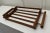 Mid Century Modern Open Slat Solid Oak Wood Double Handled Tray For Sale - Image 12 of 12