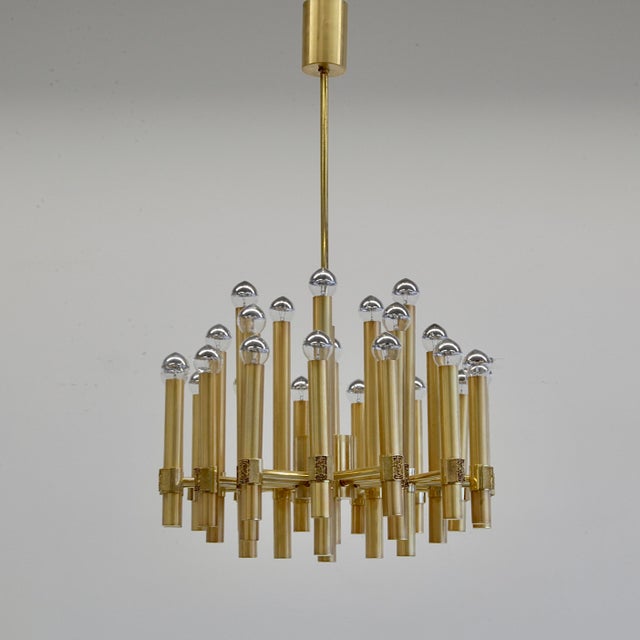Large Chandelier by Angelo Brotto for Esperia, 1960s For Sale - Image 9 of 9