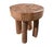 Wood African Vintage Carved Wood Milk Stool Hehe Gogo People Tanzania 13" H For Sale - Image 7 of 7