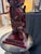 Vintage Red Wood Chinese Dragon Warrior Statue Guan Large 12x12x29 Excellent condition lightly used This vintage red wood...