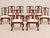 Brown Vintage Baker Furniture Chippendale Dining Set For Sale - Image 8 of 10