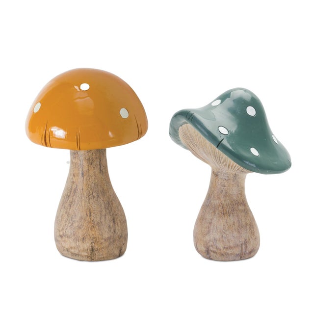Add a whimsical touch to your fairy garden or indoor space with this charming Garden Mushroom Decor set! Crafted from...