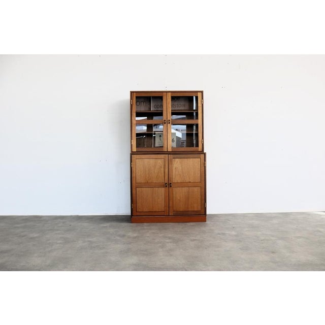 Vintage Display Cabinets by Christian Hvidt for Søborg Møbelfabrik, 1960s, in Good conditions. Designed 1960 to 1969 This...