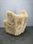 Brown Art Deco Wingback Armchair in Honey Skandilock Sheepskin, 1930s For Sale - Image 8 of 11